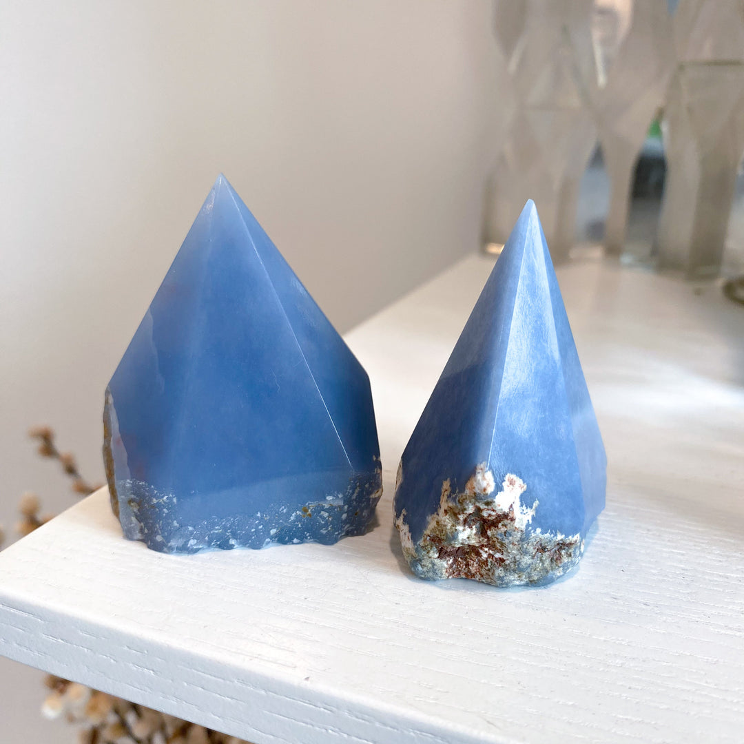 Angelite Top Polish Point