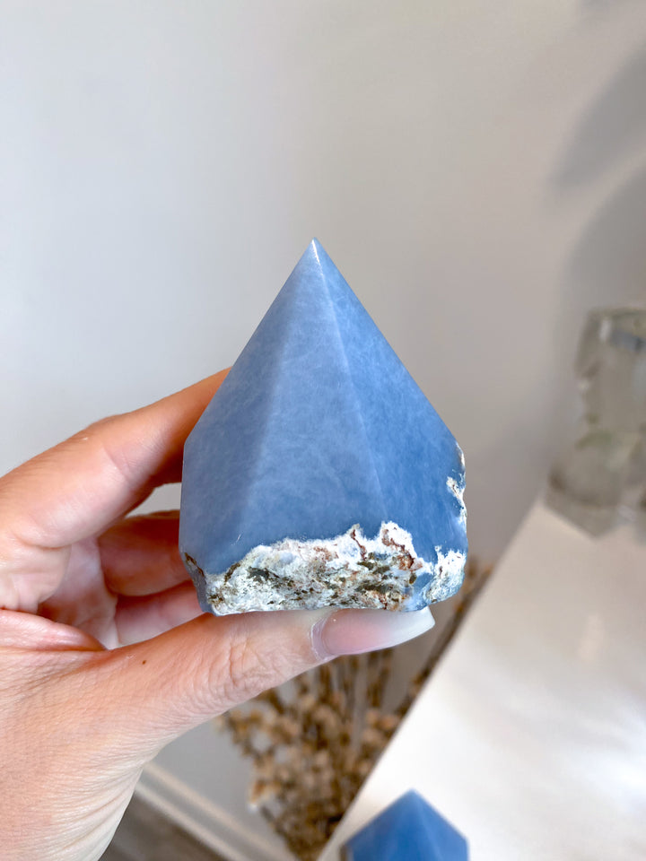 Angelite Top Polish Point