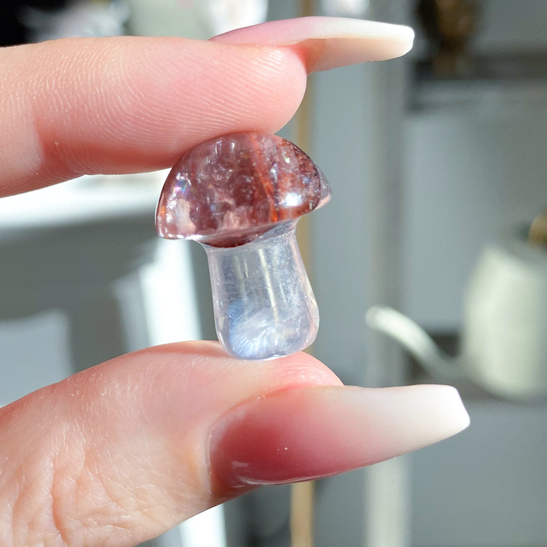 Small Fire Quartz Mushroom