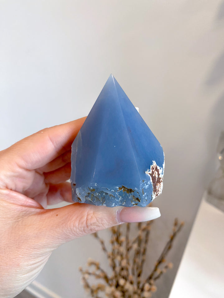 Angelite Top Polish Point