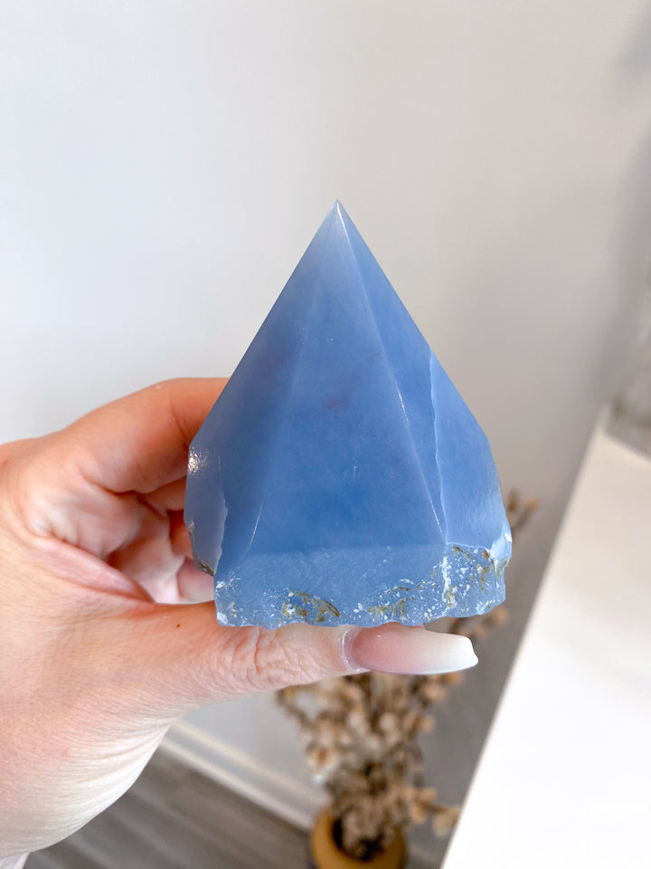 Angelite Top Polish Point