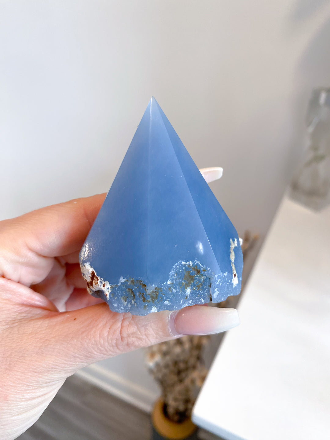 Angelite Top Polish Point