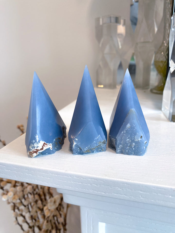 Angelite Top Polish Point