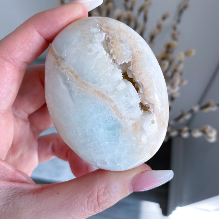 Carribean Calcite Palm Stone #4