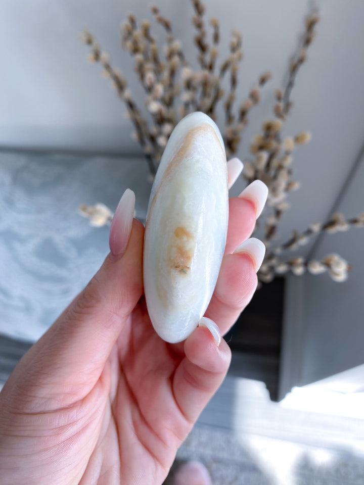 Carribean Calcite Palm Stone #4