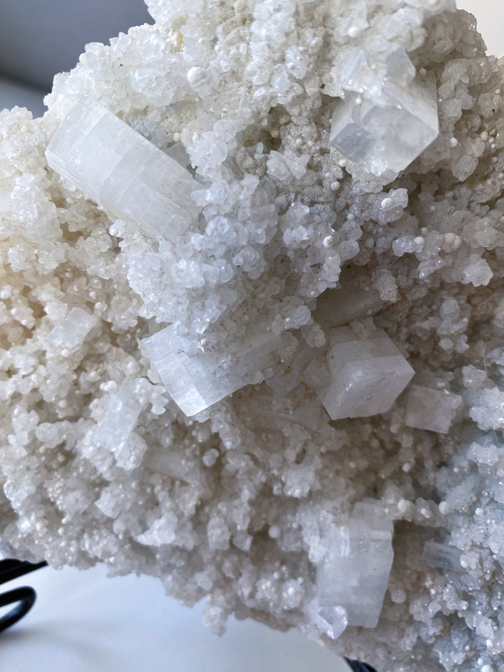 White Apophyllite STATEMENT Piece - Get Exact Item - 7" 2lb 13 oz