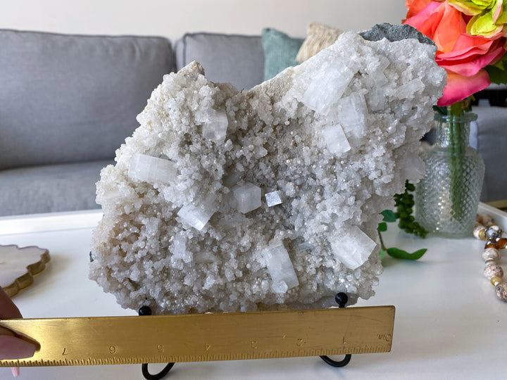 White Apophyllite STATEMENT Piece - Get Exact Item - 7" 2lb 13 oz