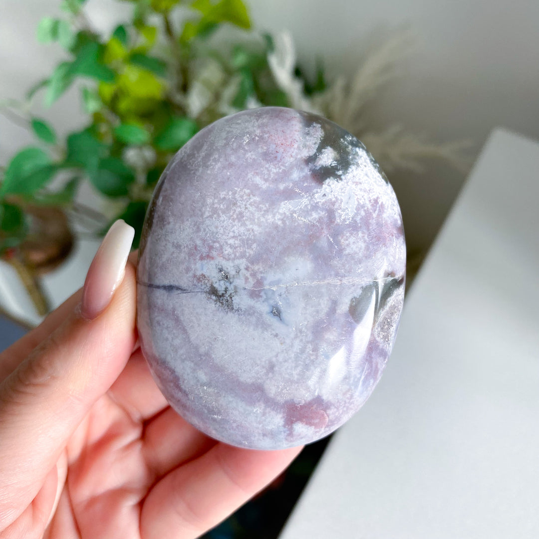 Pastel Unicorn Jasper Palm Stone 