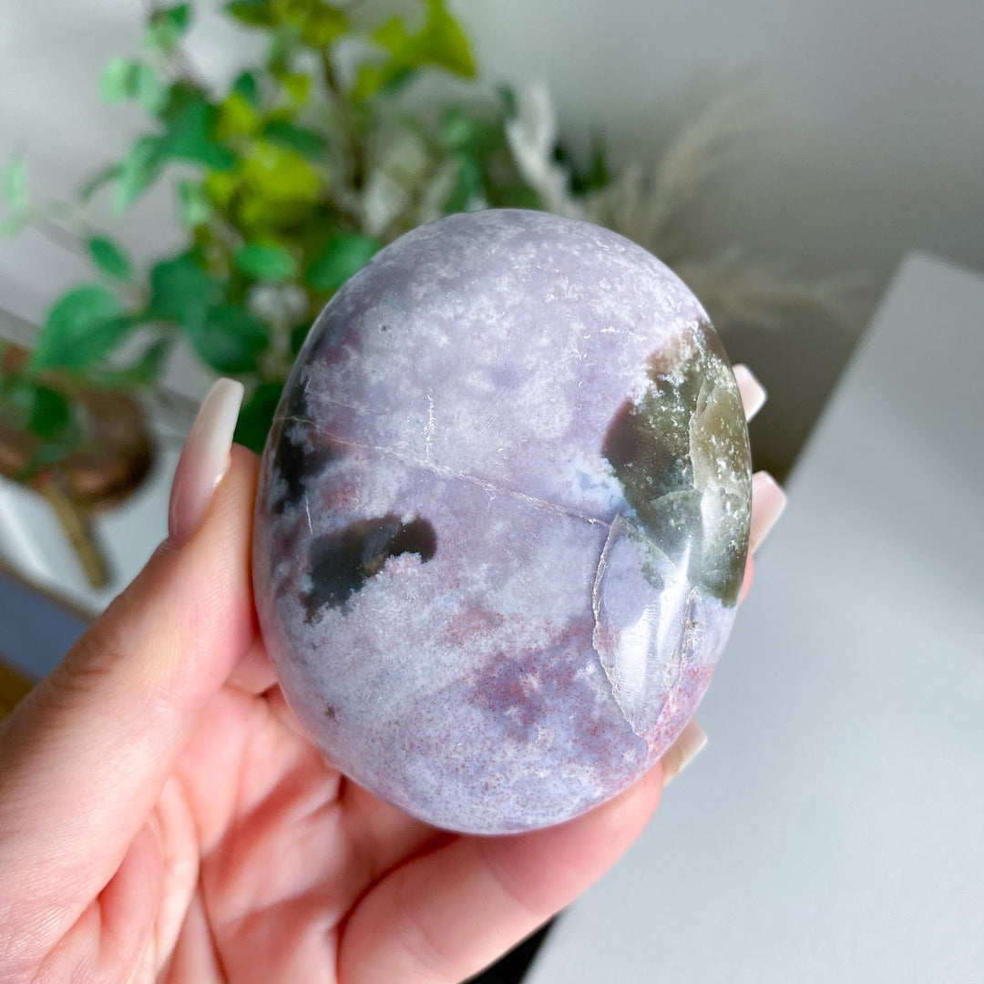 Pastel Unicorn Jasper Palm Stone 