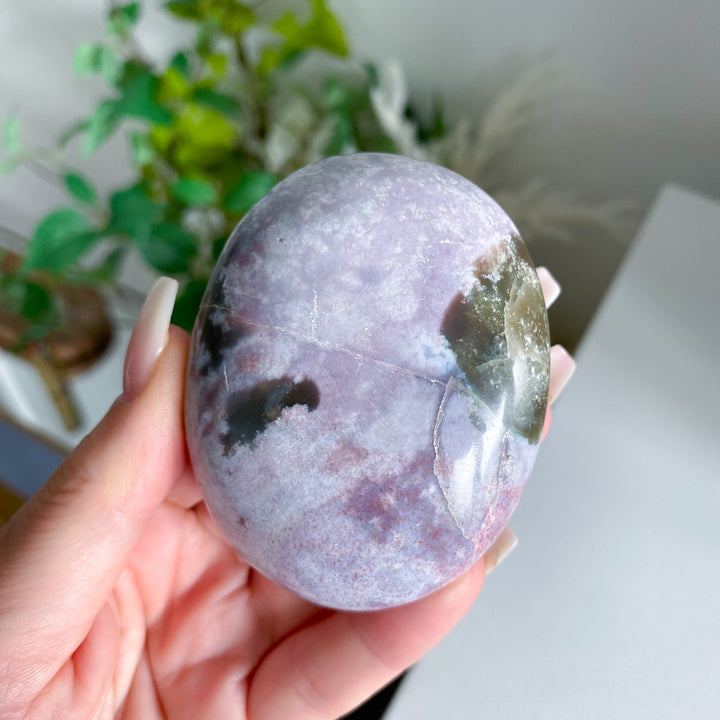 Pastel Unicorn Jasper Palm Stone 