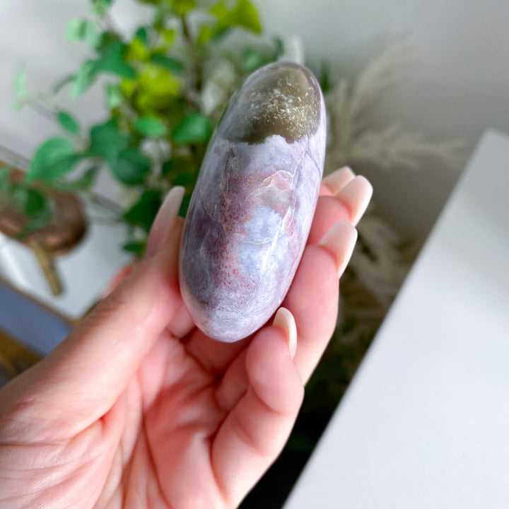 Pastel Unicorn Jasper Palm Stone 