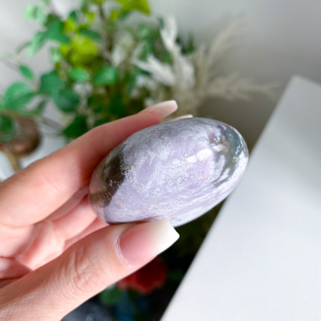 Pastel Unicorn Jasper Palm Stone 