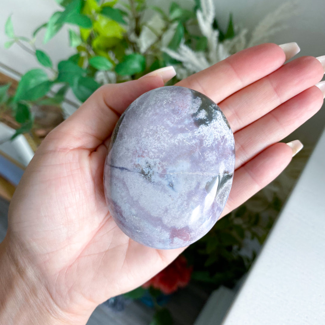 Pastel Unicorn Jasper Palm Stone 