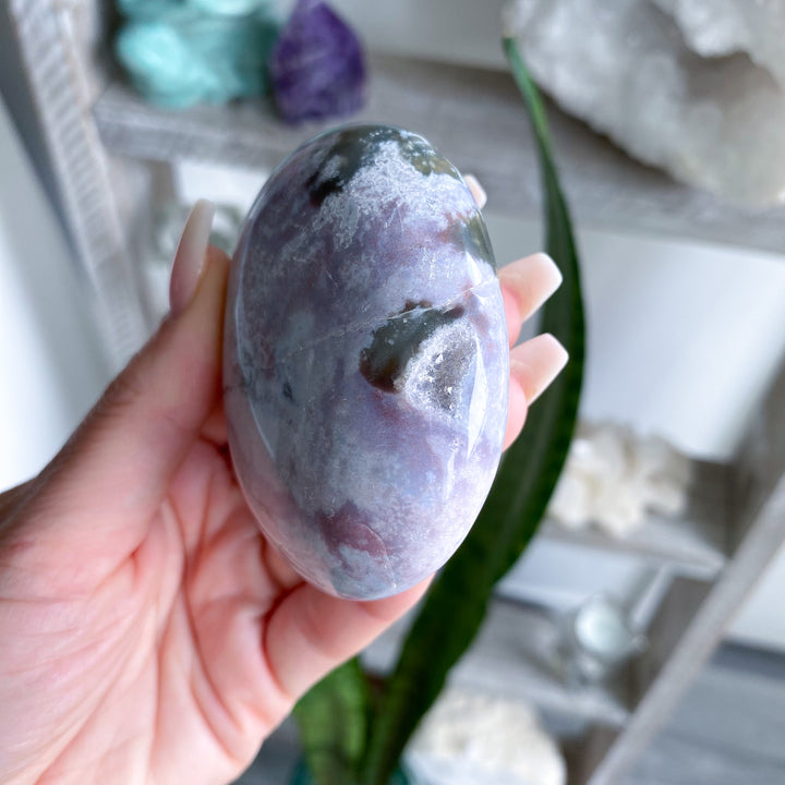 Pastel Unicorn Jasper Palm Stone 