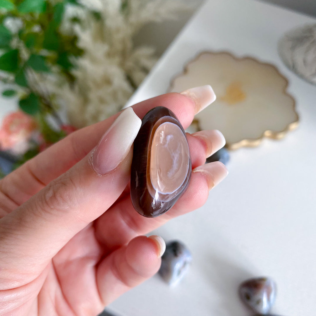Unique, Inclusion Botswana Agate Tumble Stone