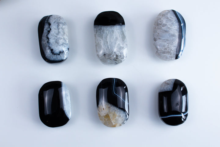 Black Agate Palm - You Choose