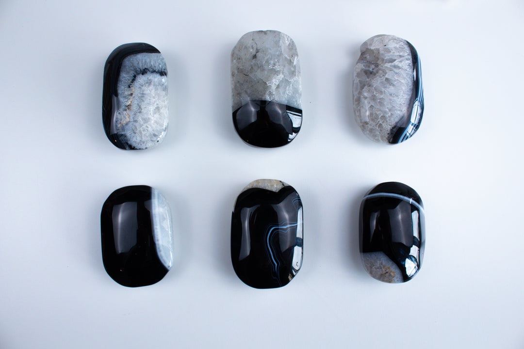 Black Agate Palm - You Choose