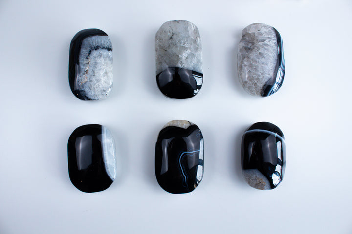 Black Agate Palm - You Choose