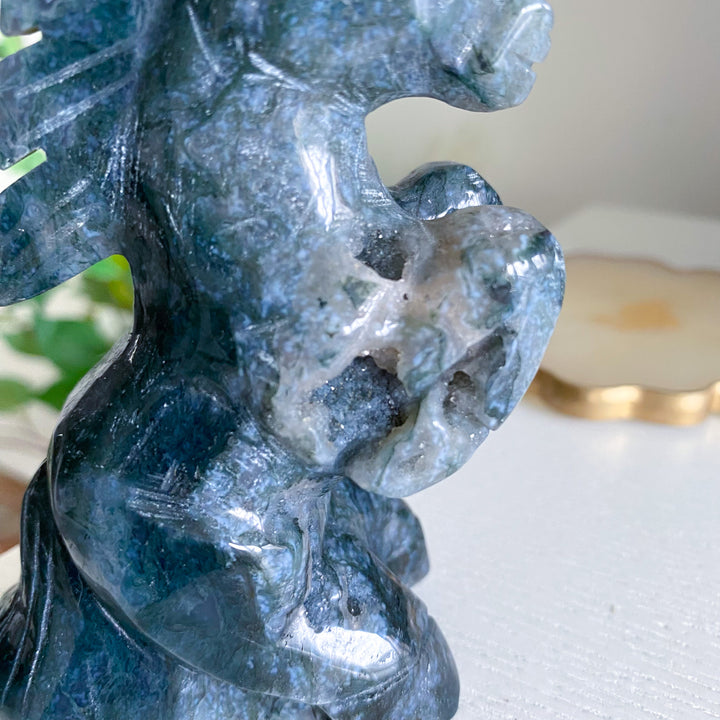 Dark Green Agate Horse 