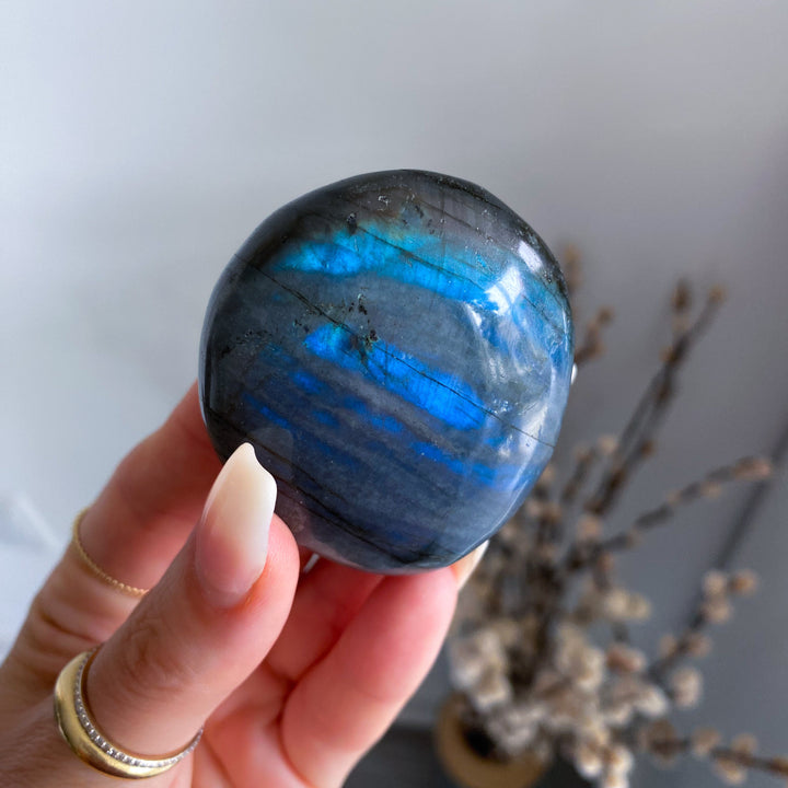 Tiger Blood Labradorite Palm