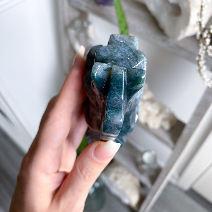 Dark Green Agate Horse 