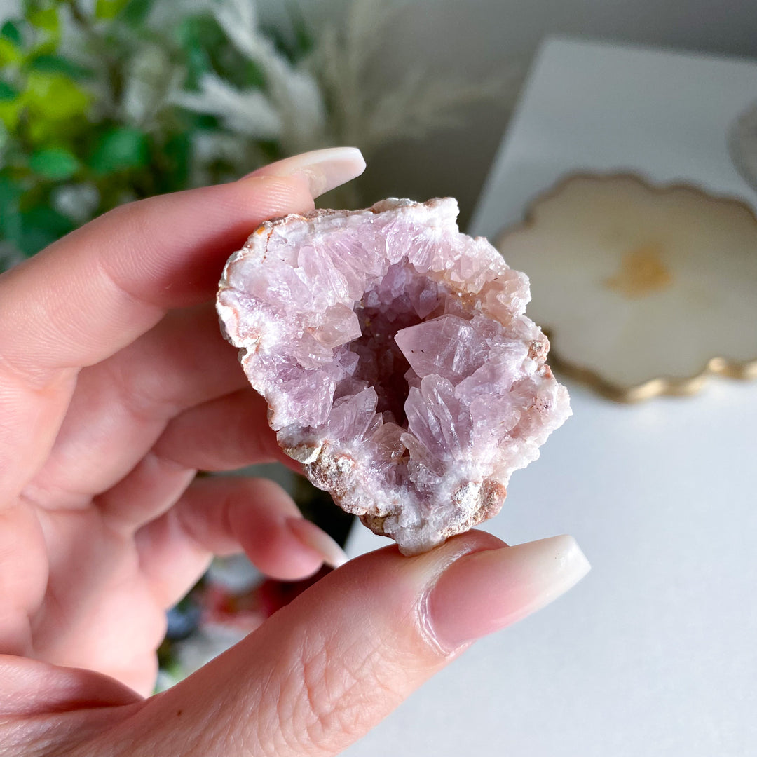 Small Pink Amethyst Cluster 