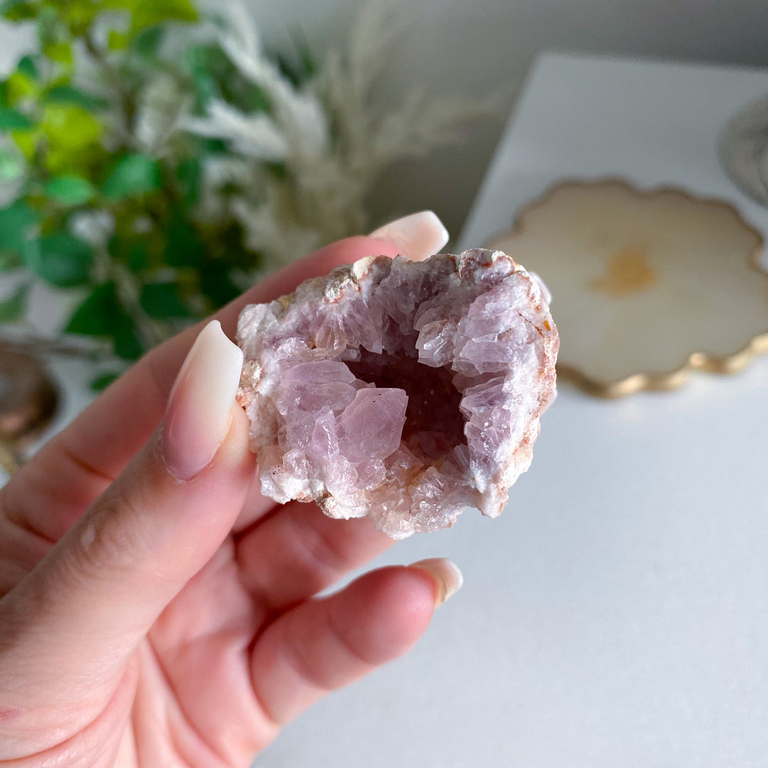 Small Pink Amethyst Cluster 