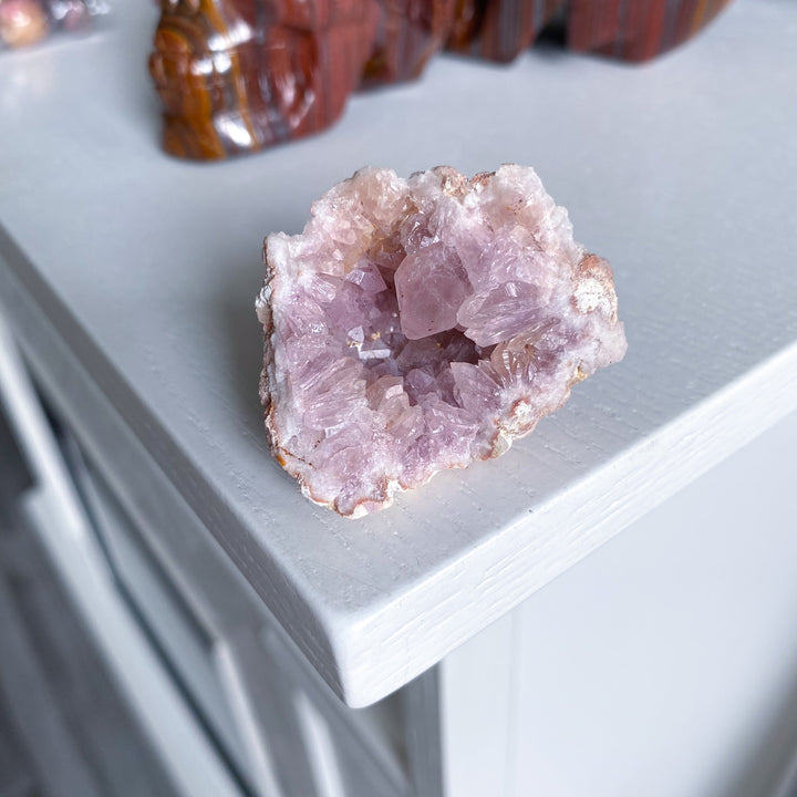 Small Pink Amethyst Cluster 