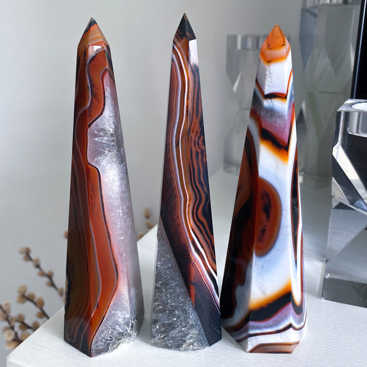 You Choose: Large Sardonyx Tower 5"