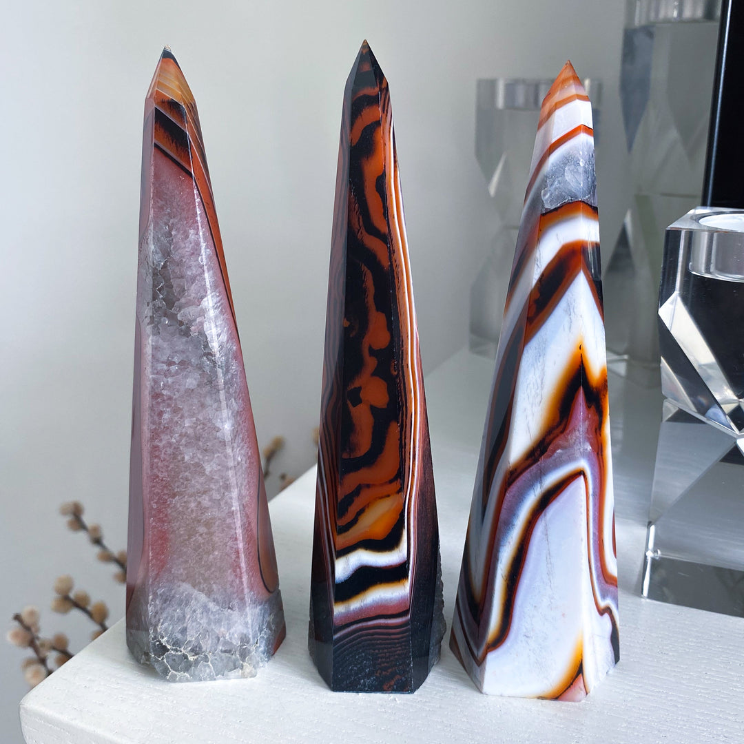 You Choose: Large Sardonyx Tower 5"