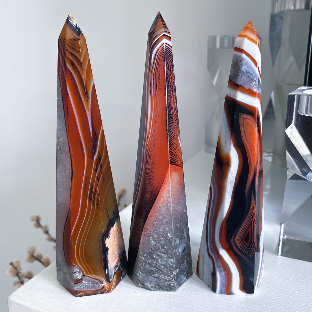 You Choose: Large Sardonyx Tower 5"