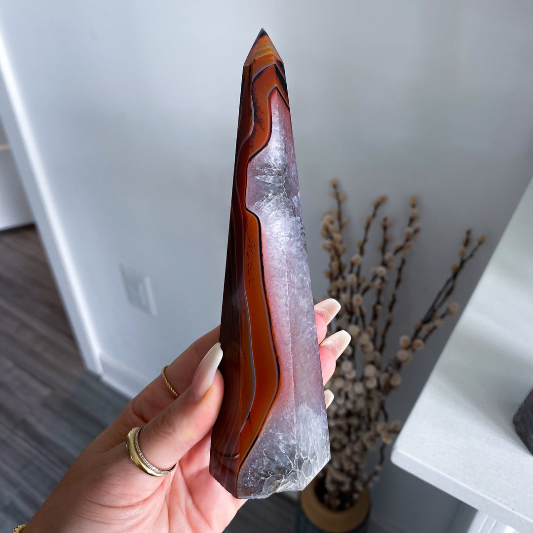 You Choose: Large Sardonyx Tower 5"