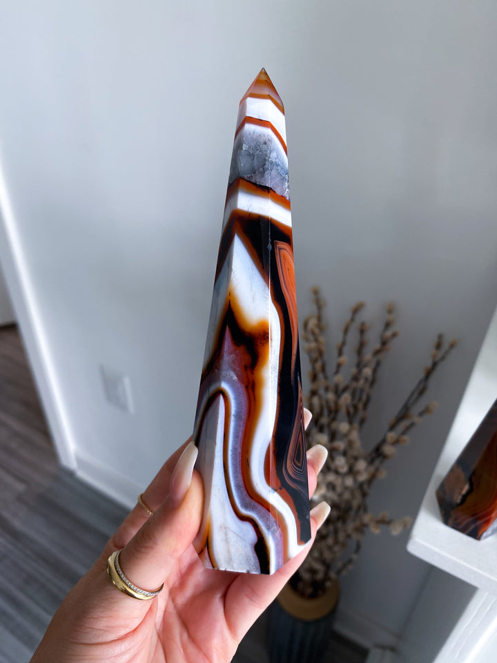 You Choose: Large Sardonyx Tower 5"