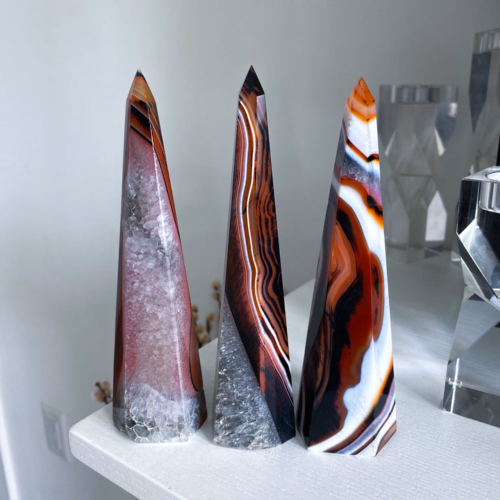 You Choose: Large Sardonyx Tower 5"