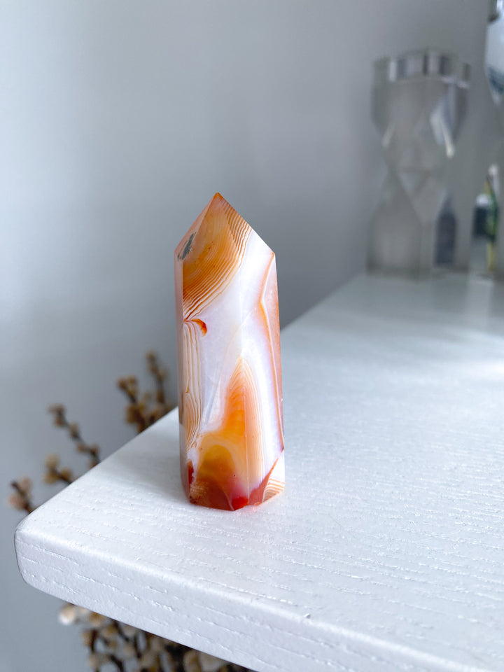 Fall Leaf Carnelian Tower #10