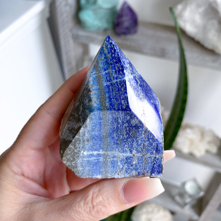 Large Lapis Lazuli Top Polish Point 