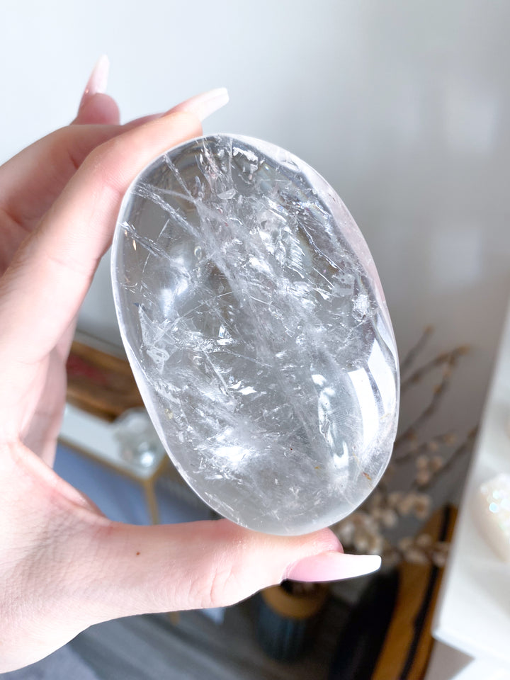 Jumbo Clear Quartz Palm #1
