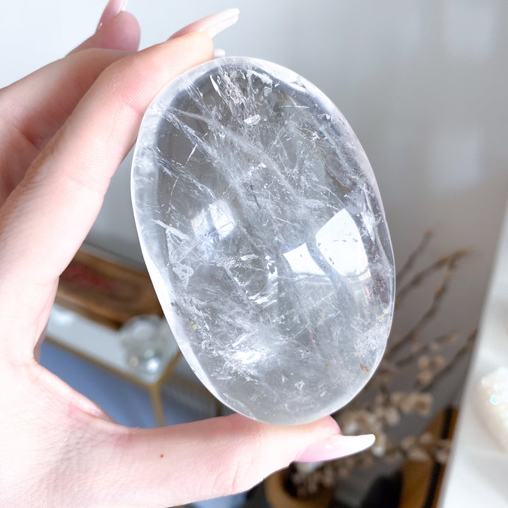 Jumbo Clear Quartz Palm #1
