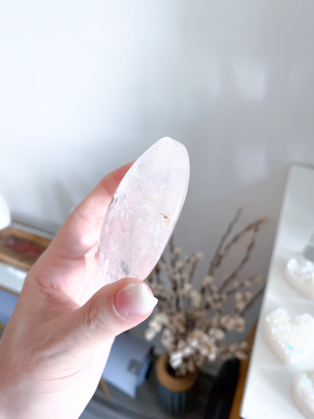 Jumbo Clear Quartz Palm #1