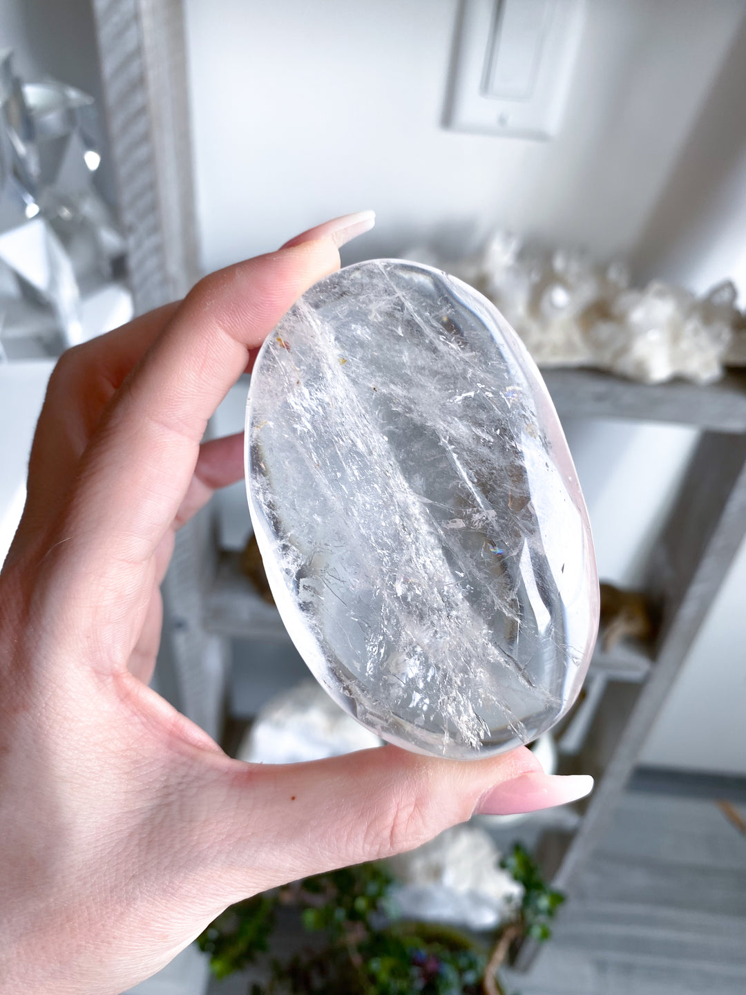 Jumbo Clear Quartz Palm #1