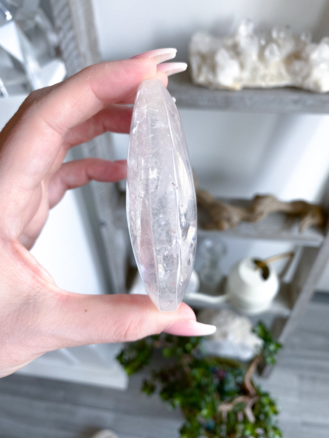 Jumbo Clear Quartz Palm #1
