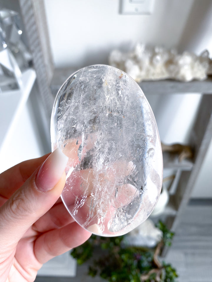Jumbo Clear Quartz Palm #1