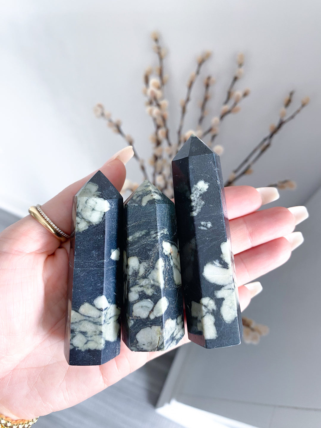 Chrysanthemum Quartz - Imperfect Tower