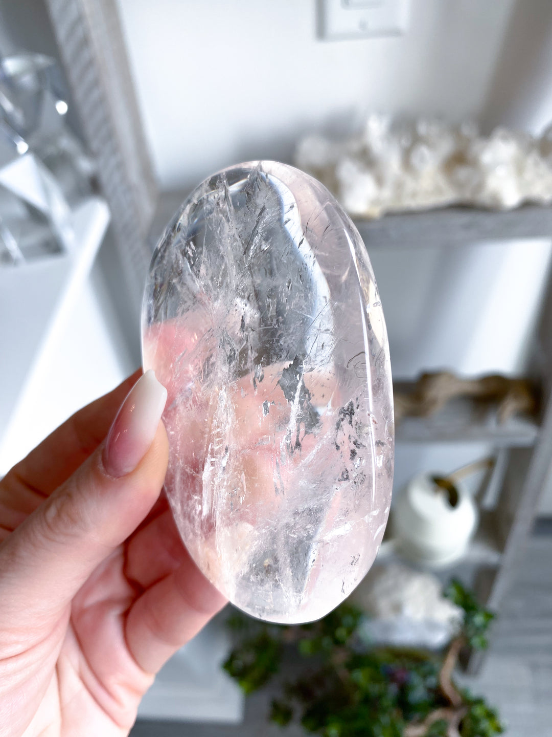 Jumbo Clear Quartz Palm #1