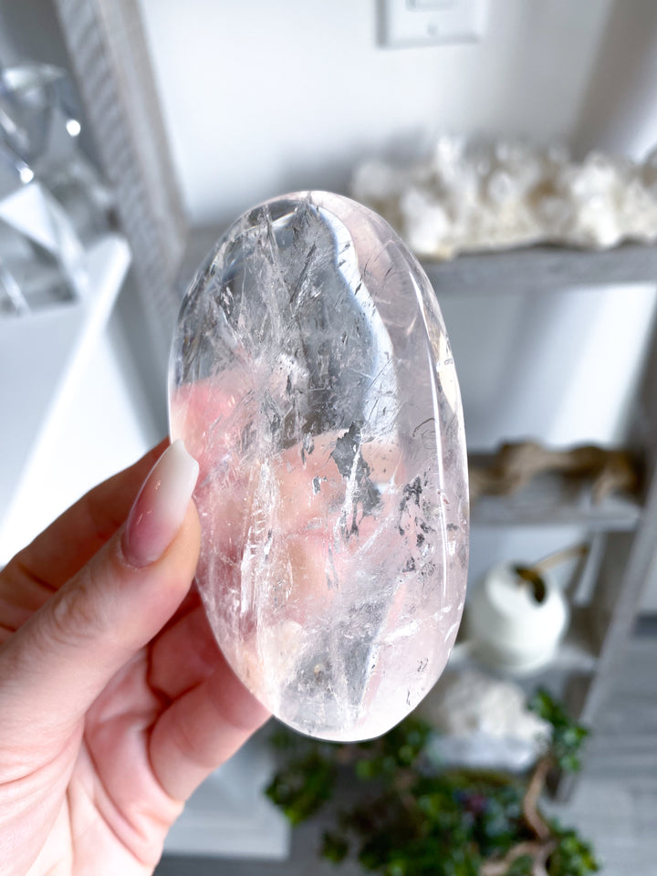 Jumbo Clear Quartz Palm #1