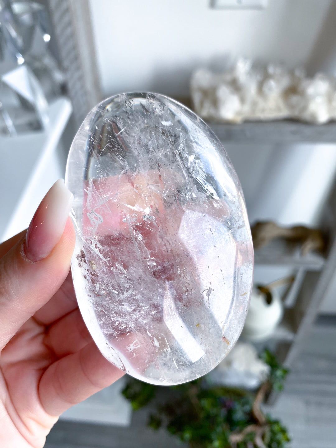 Jumbo Clear Quartz Palm #1