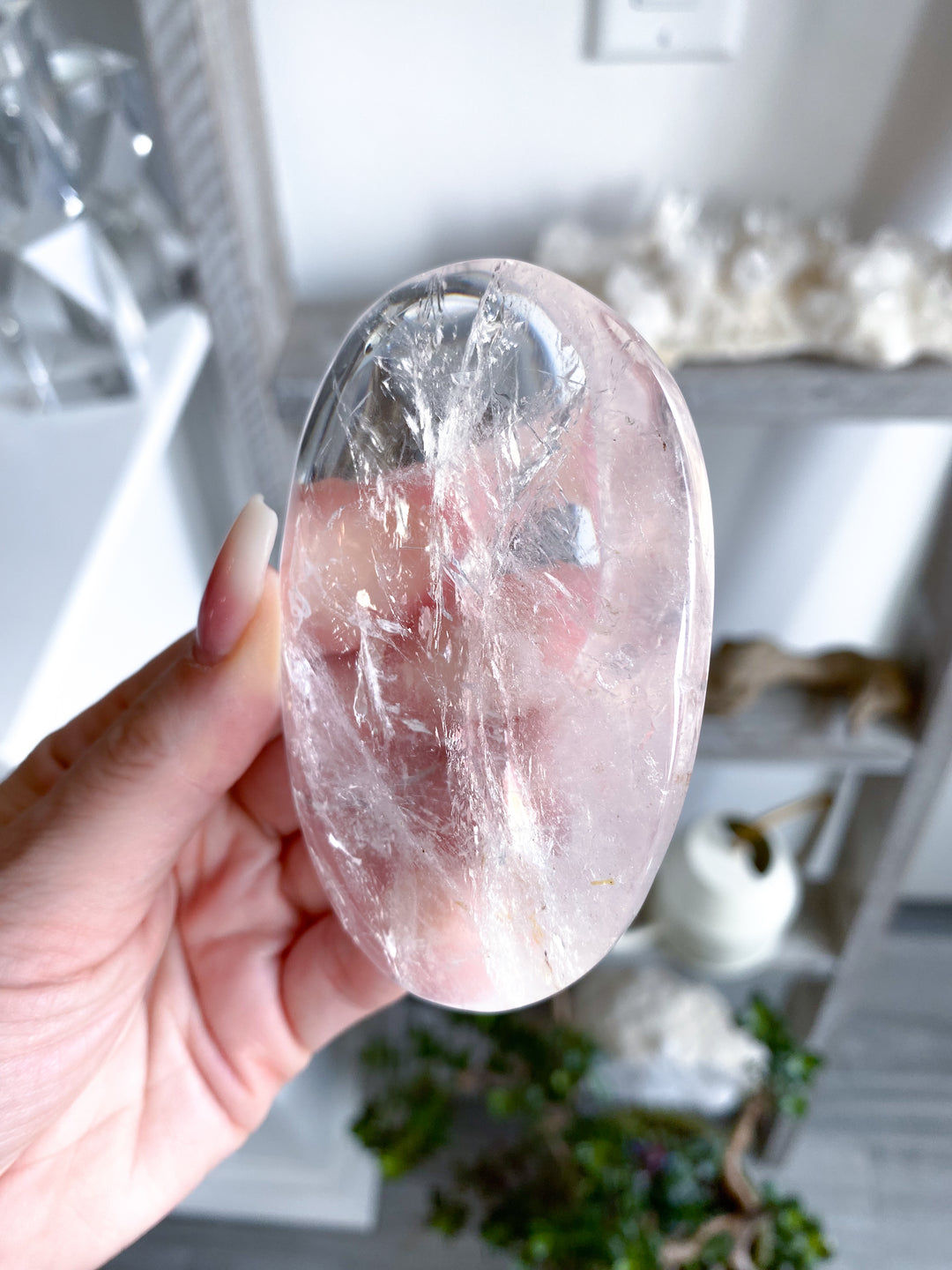 Jumbo Clear Quartz Palm #1