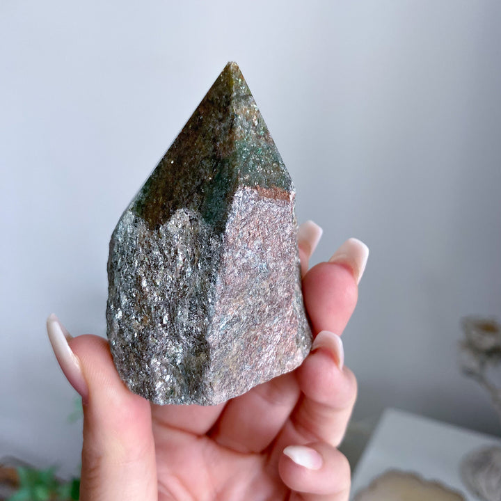 Green Aventurine Top Polish Point 