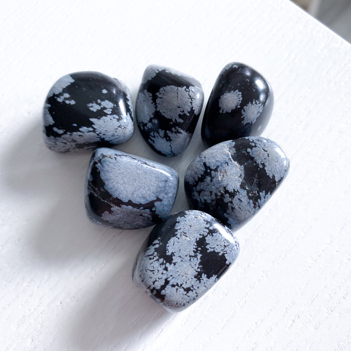 Snowflake Obsidian Tumble