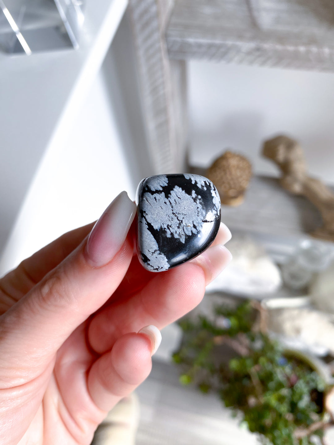 Snowflake Obsidian Tumble